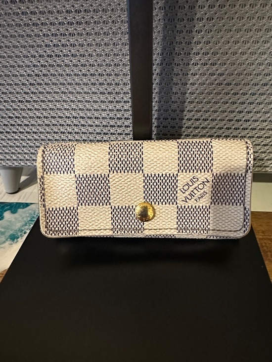 Louis Vuitton Handbags - Louis Vuitton Damier Azur Continental Wallet - Cream/Blue